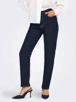 ONLEMILY Vita alta Straight Fit Lunghezza alla caviglia Jeans