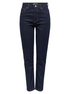 ONLEMILY Vita alta Straight Fit Lunghezza alla caviglia Jeans