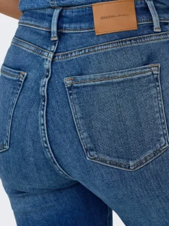 ONLEMILY Vita alta Straight Fit Lunghezza alla caviglia Jeans