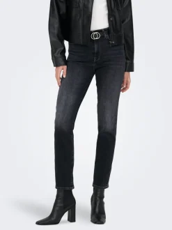 ONLEMILY Vita alta Straight Fit Lunghezza alla caviglia Jeans