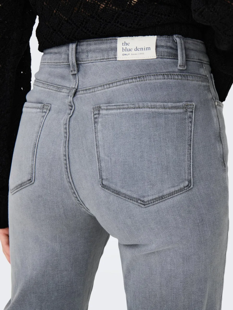 ONLEMILY Vita alta Straight Fit Lunghezza alla caviglia Jeans