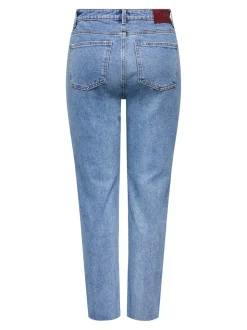 ONLEMILY Vita alta Straight Fit Cropped Jeans