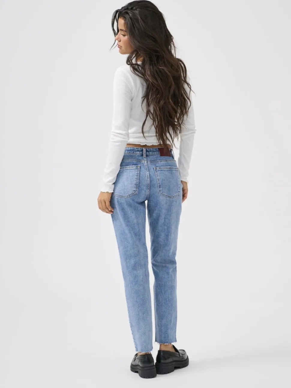 ONLEMILY Vita alta Straight Fit Cropped Jeans