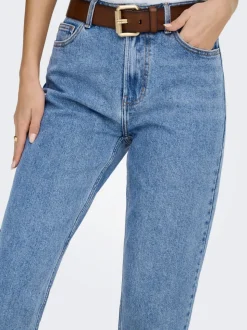 ONLEMILY Vita alta Straight Fit Cropped Jeans