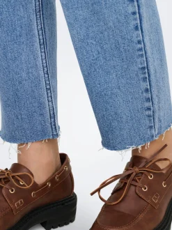 ONLEMILY Vita alta Straight Fit Cropped Jeans
