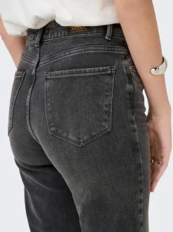 ONLEMILY Vita alta Straight Fit Lunghezza alla caviglia Jeans