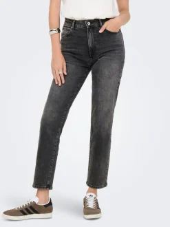 ONLEMILY Vita alta Straight Fit Lunghezza alla caviglia Jeans