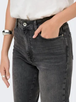 ONLEMILY Vita alta Straight Fit Lunghezza alla caviglia Jeans