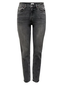 ONLEMILY Vita alta Straight Fit Lunghezza alla caviglia Jeans