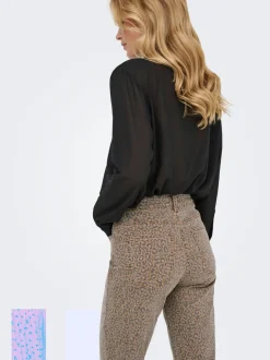 ONLEMILY Vita alta Straight Fit Lunghezza alla caviglia Jeans