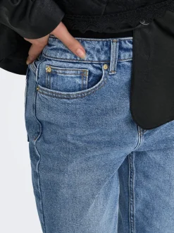 ONLEMILY Vita alta Straight Fit Lunghezza alla caviglia Jeans