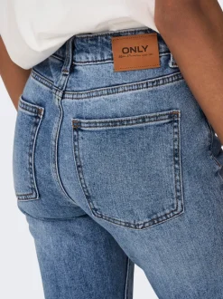 ONLEMILY Vita alta Straight Fit Lunghezza alla caviglia Jeans