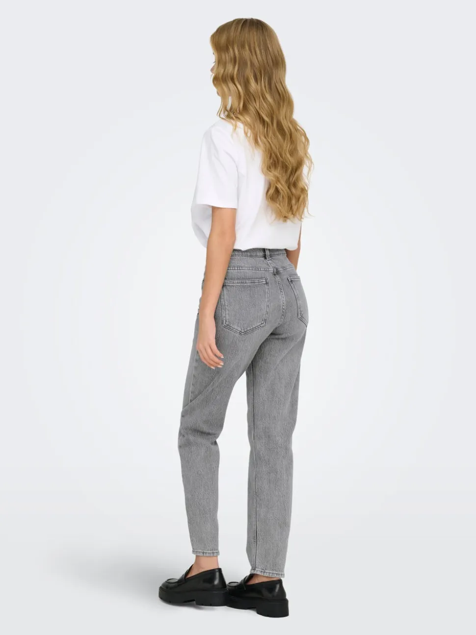ONLEMILY Vita alta Straight Fit Lunghezza alla caviglia Jeans