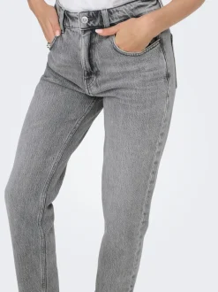 ONLEMILY Vita alta Straight Fit Lunghezza alla caviglia Jeans