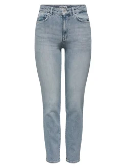 ONLEMILY Vita alta Straight Fit Lunghezza alla caviglia Jeans