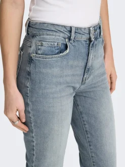 ONLEMILY Vita alta Straight Fit Lunghezza alla caviglia Jeans