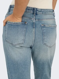 ONLEMILY Vita alta Straight Fit Lunghezza alla caviglia Jeans