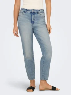ONLEMILY Vita alta Straight Fit Lunghezza alla caviglia Jeans