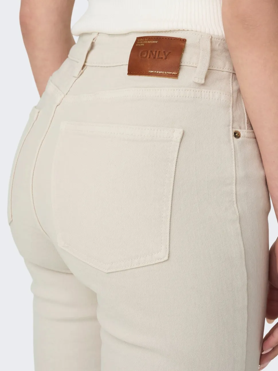 ONLEMILY Vita alta Straight Fit Lunghezza alla caviglia Jeans