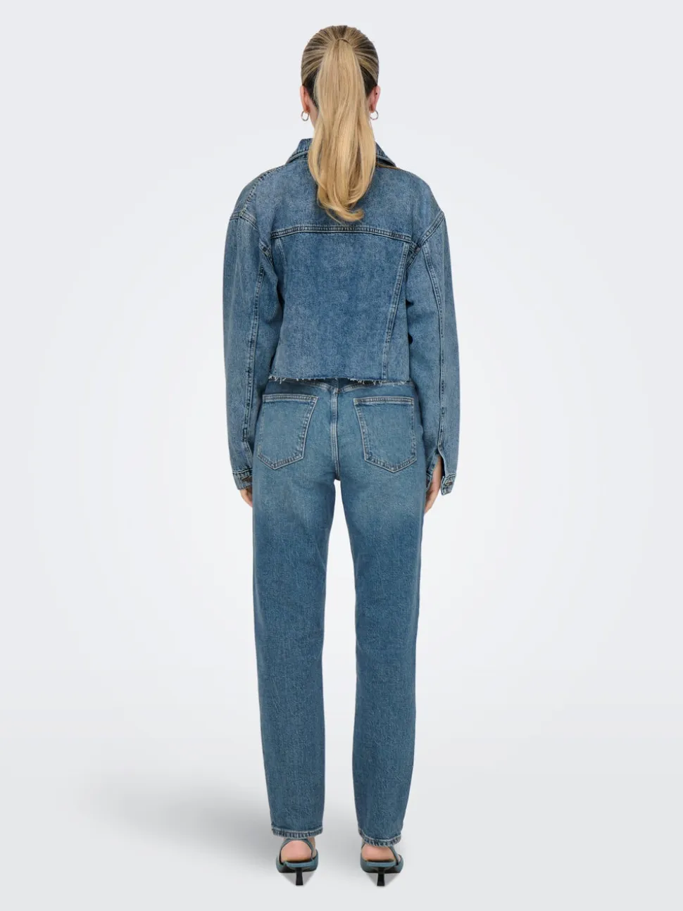 ONLEMILY Vita alta Straight Fit Lunghezza alla caviglia Jeans