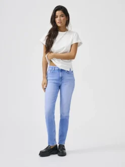 ONLEMILY Vita alta Straight Fit Lunghezza alla caviglia Jeans