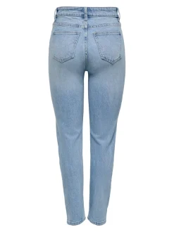 ONLEMILY Vita alta Straight Fit Lunghezza alla caviglia Jeans