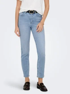 ONLEMILY Vita alta Straight Fit Lunghezza alla caviglia Jeans