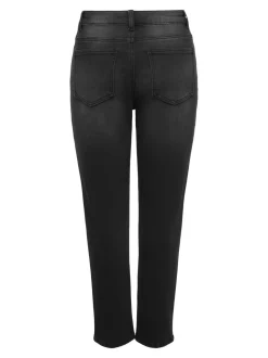 ONLEMILY-MILA Vita alta Straight Fit Lunghezza alla caviglia Jeans