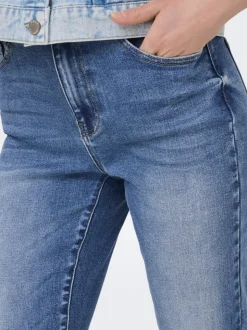 ONLEMILY-MILA Vita alta Straight Fit Lunghezza alla caviglia Jeans