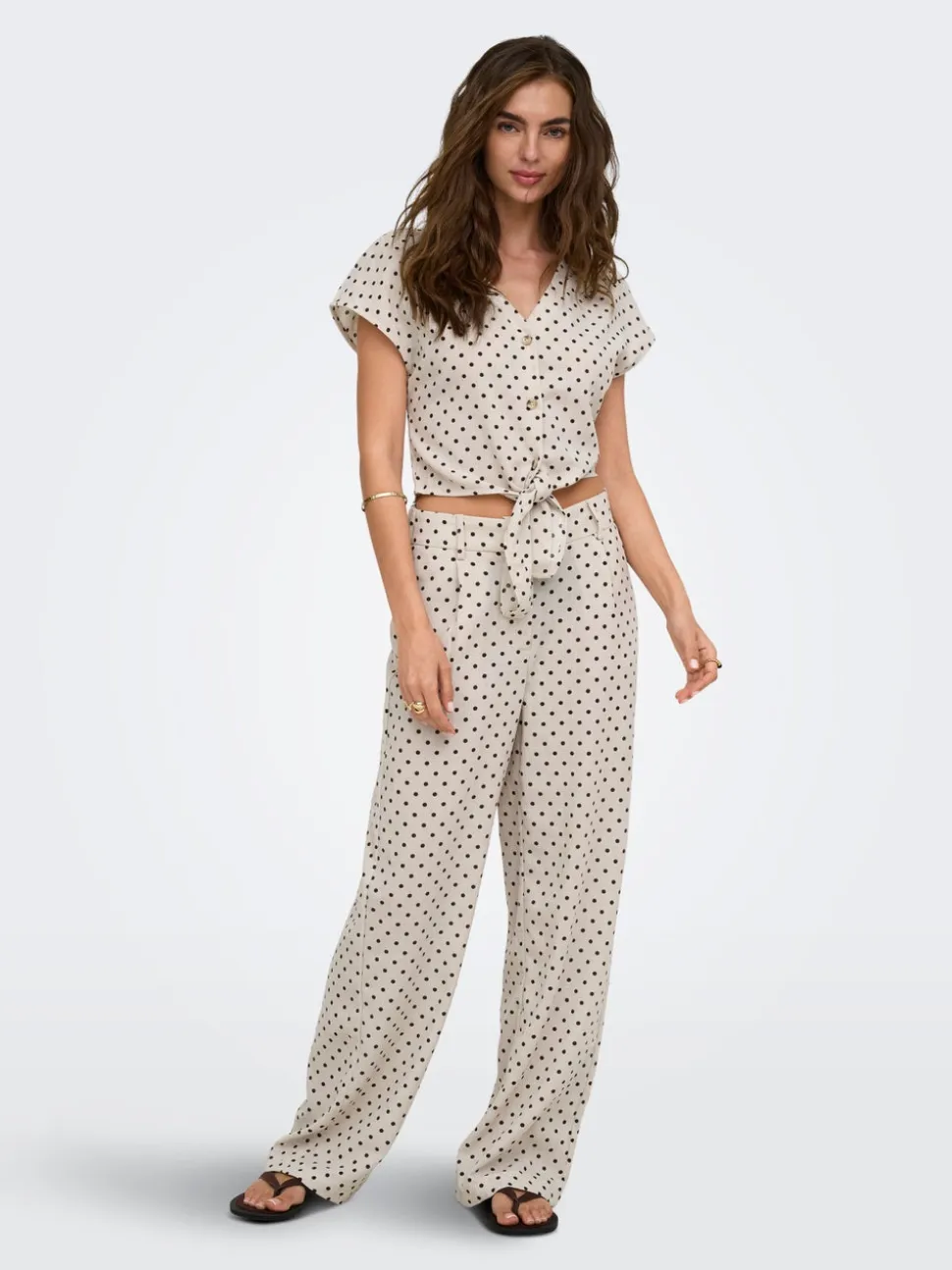 ONLEMMIA-LINDA Straight Fit Pantaloni