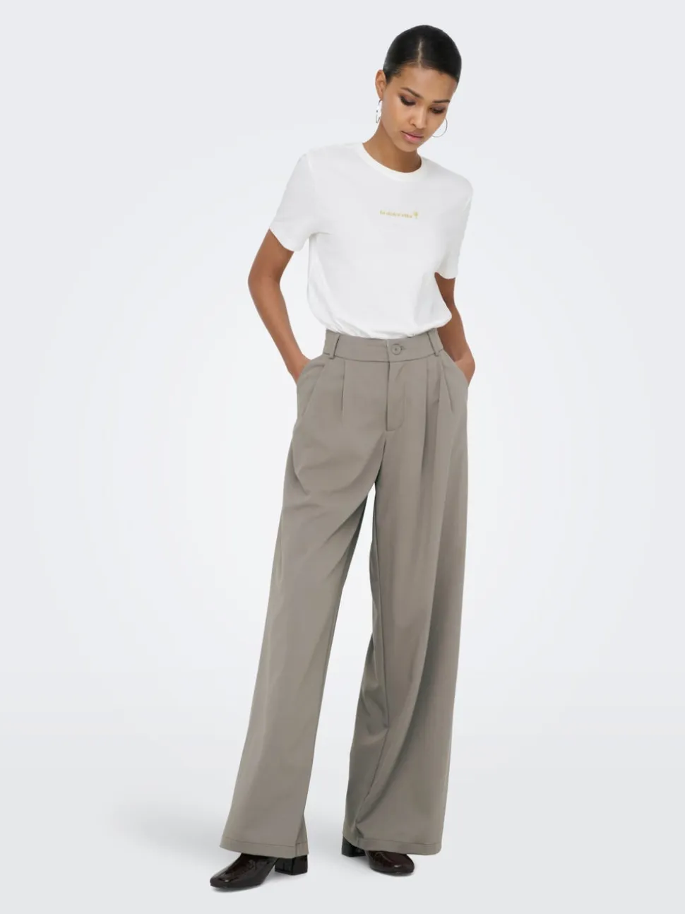 ONLFAWN Wide Leg Fit Pantaloni Formali