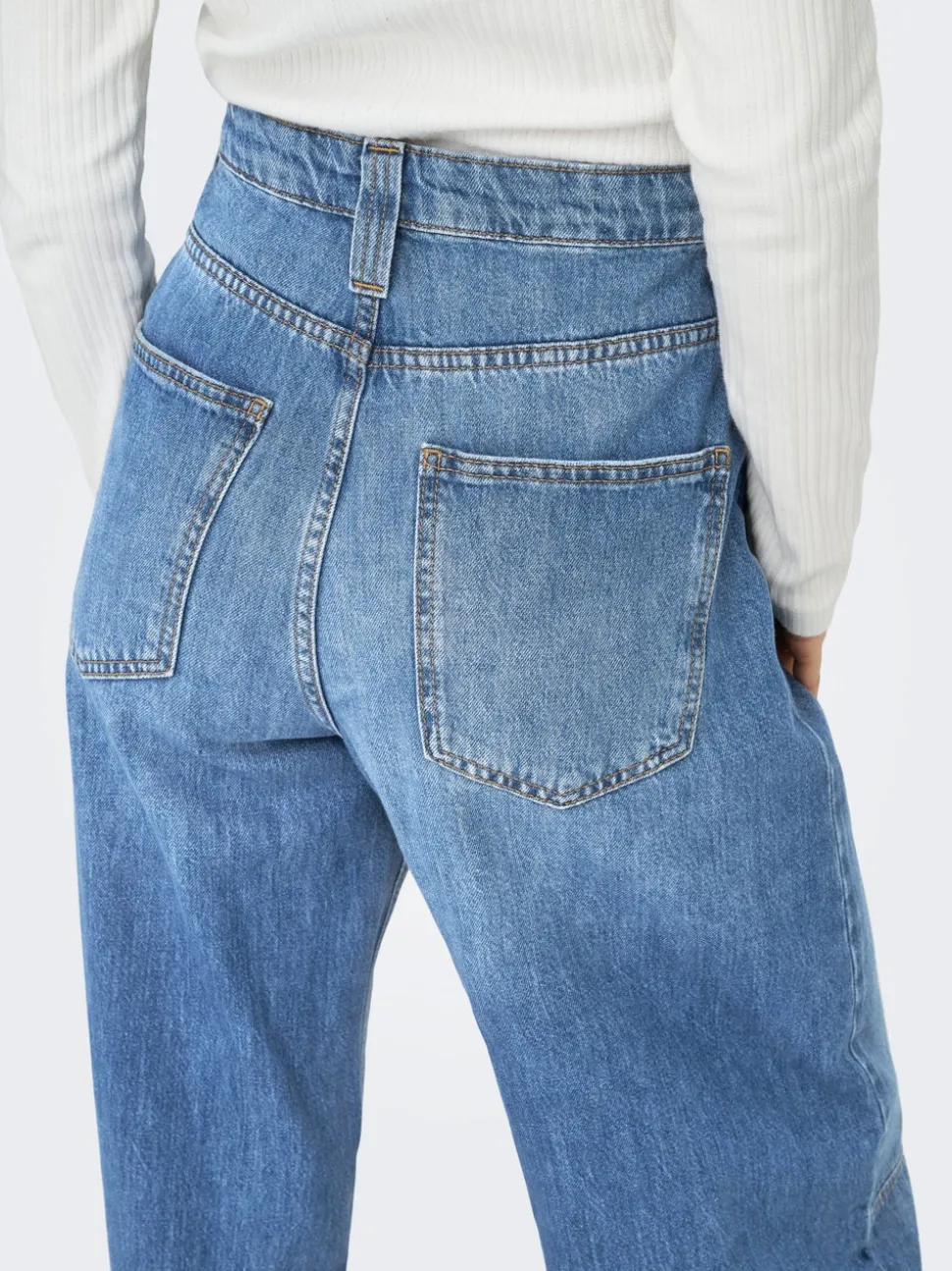 ONLFRANKIE Vita alta Barrel fit Lunghezza alla caviglia Jeans
