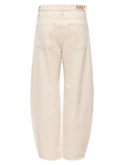 ONLFRANKIE Vita alta Barrel fit Cropped Jeans