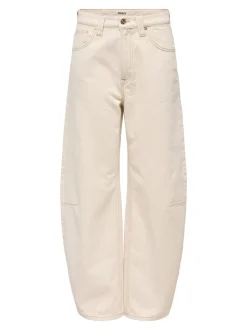 ONLFRANKIE Vita alta Barrel fit Cropped Jeans
