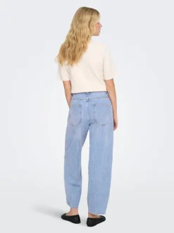 ONLFRANKIE Vita alta Barrel fit Lunghezza alla caviglia Jeans