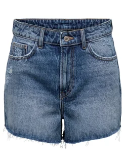 -ONLGABI Vita alta Regular Fit Bermuda in jeans