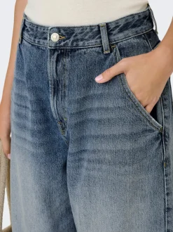 ONLGIA Vita media Baggy Fit Jeans