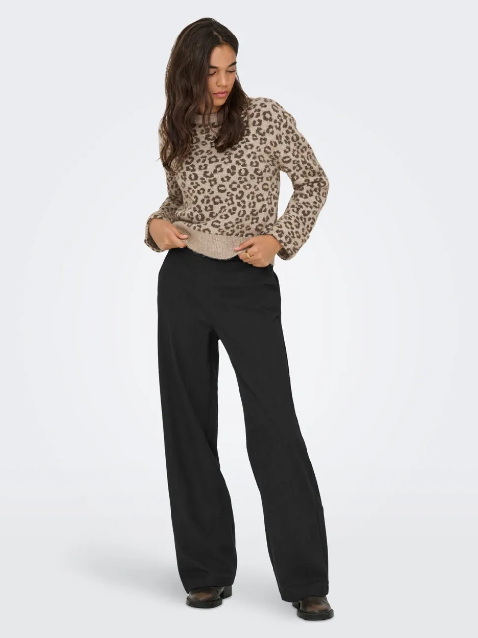 ONLGIA-DELUXE Wide Leg Fit Pantaloni a gamba larga
