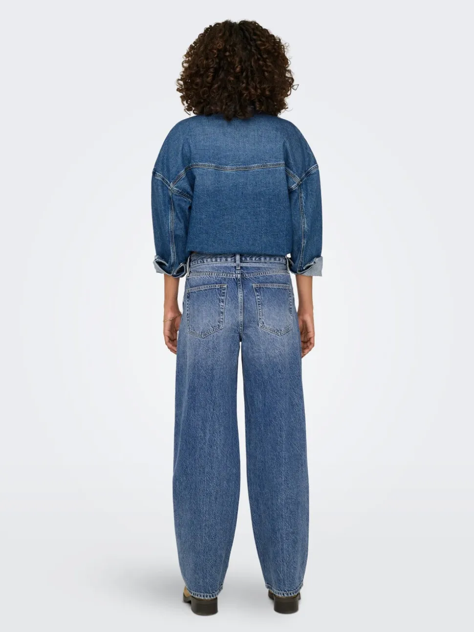 ONLGIANNA Vita media Balloon Fit Jeans