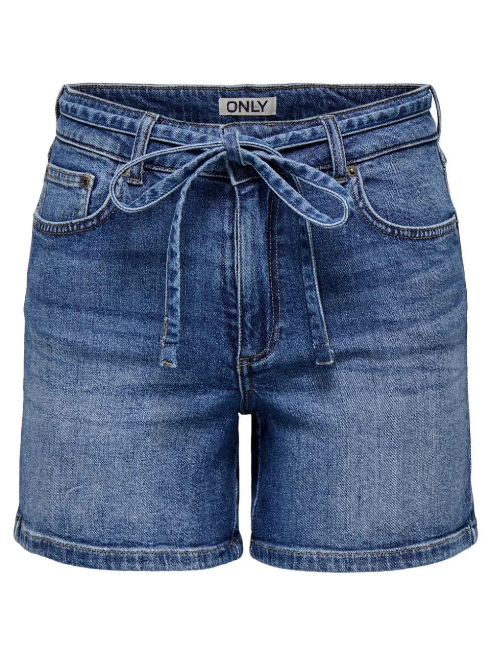ONLGIANNA Vita media Regular Fit Bermuda in jeans