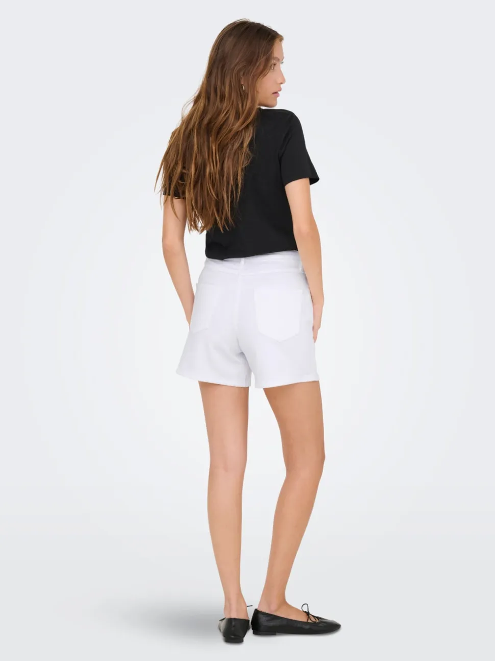 ONLGIANNA Vita media Regular Fit Bermuda in jeans