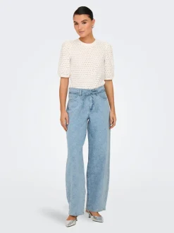 ONLGIANNA Vita media Straight Fit Jeans