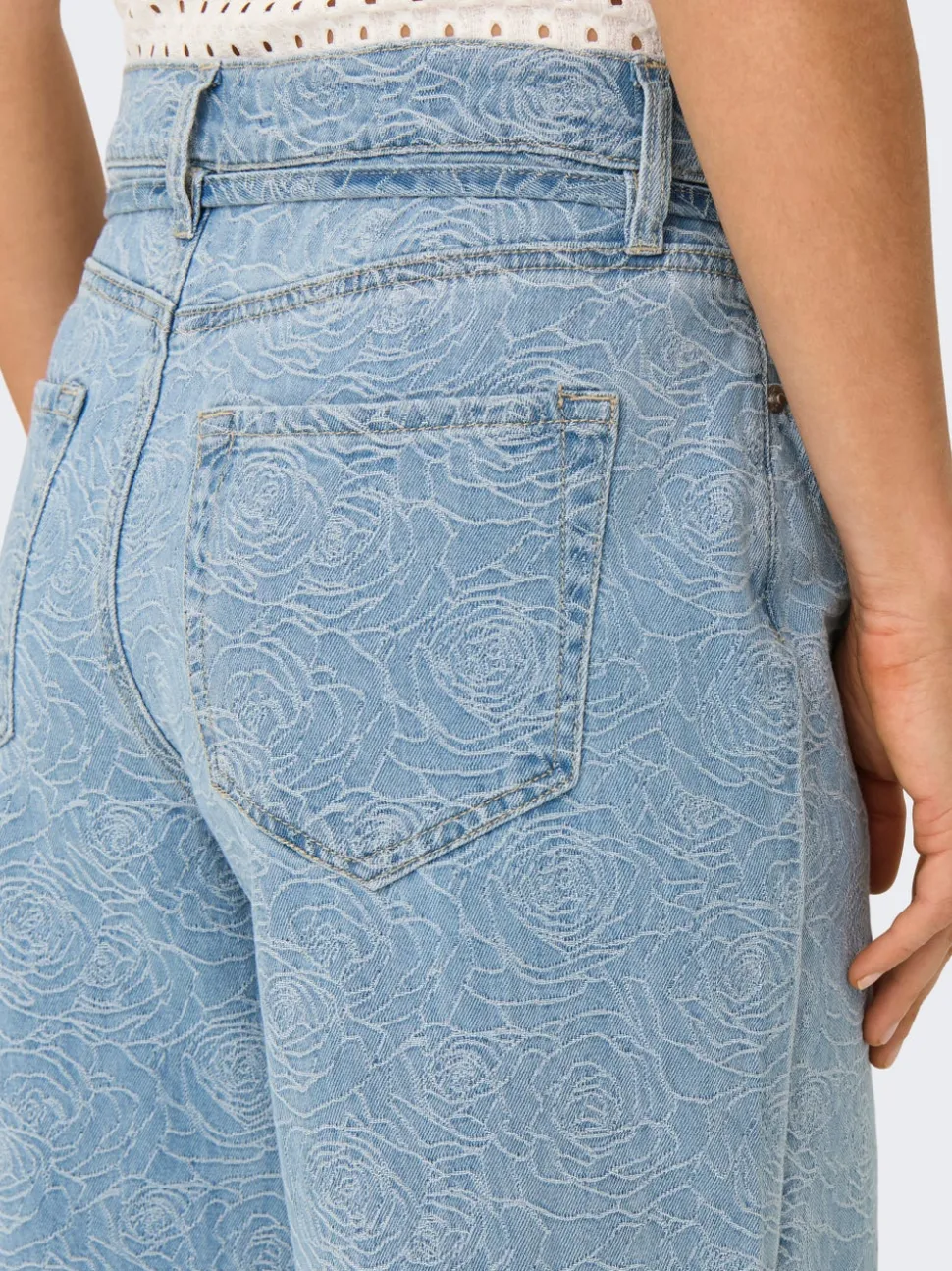 ONLGIANNA Vita media Straight Fit Jeans