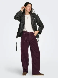 ONLGIANNA-GLOBAL Straight Fit Pantaloni