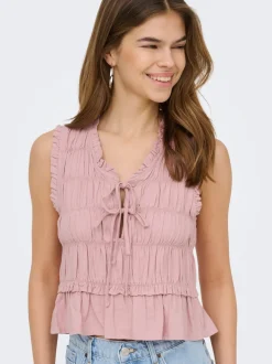 ONLGOA Lino Blusa