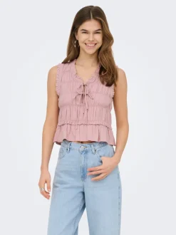ONLGOA Lino Blusa
