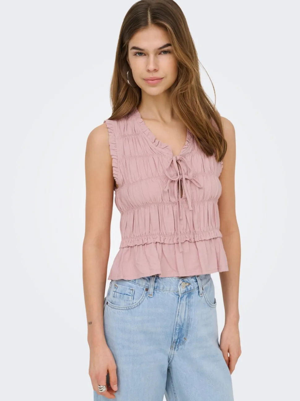 ONLGOA Lino Blusa
