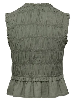 ONLGOA Lino Blusa