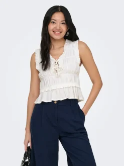 ONLGOA Lino Blusa