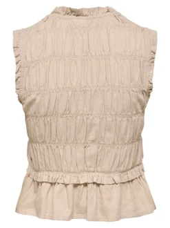 ONLGOA Lino Blusa
